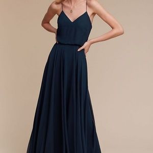 BHLDN Jenny Yoo Inessa Dress Navy Size 4